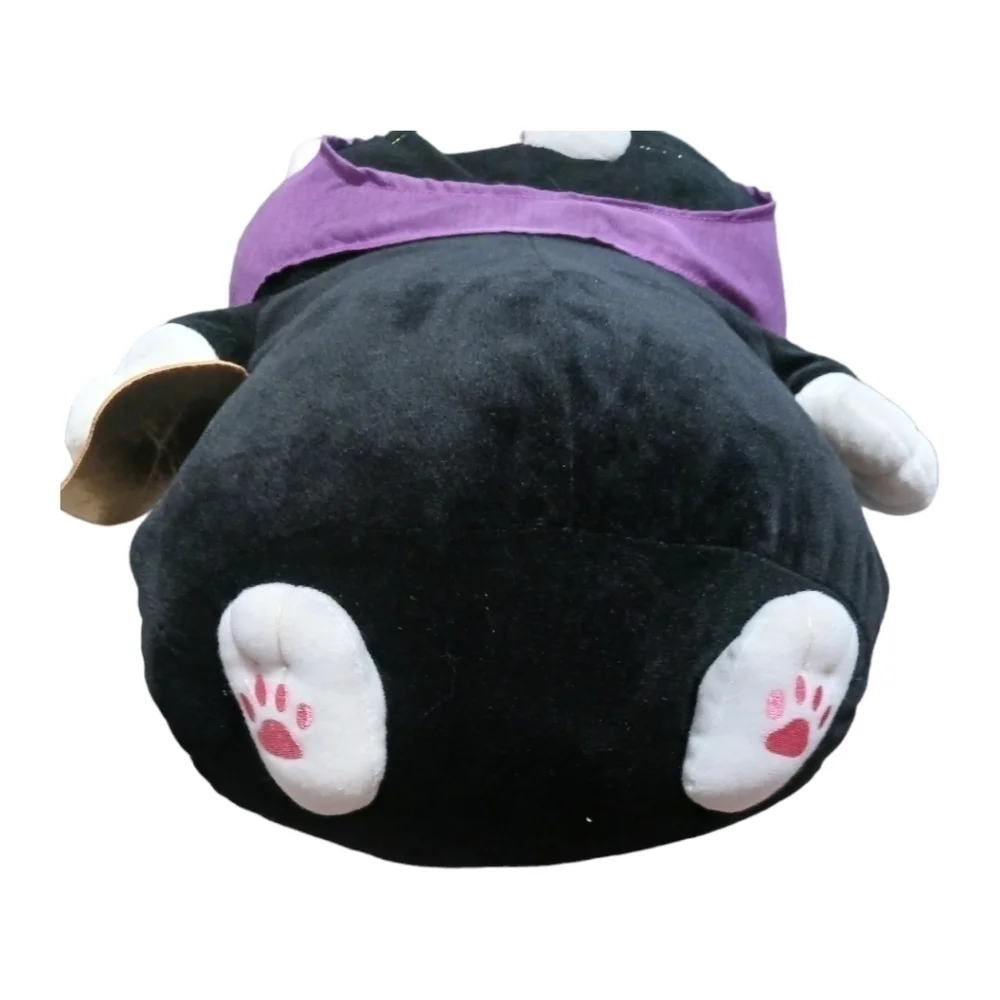 Amuse ninja cat plush blk/purple